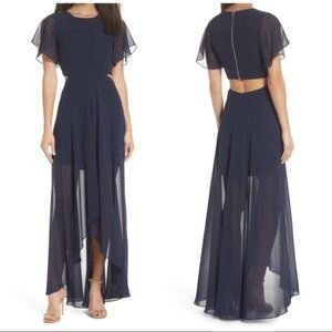 Ali & Jay Blue Cut Out Maxi Dress
